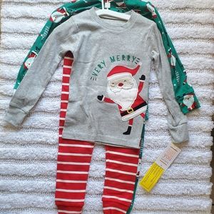 New Boy 3T Christmas pajama set
